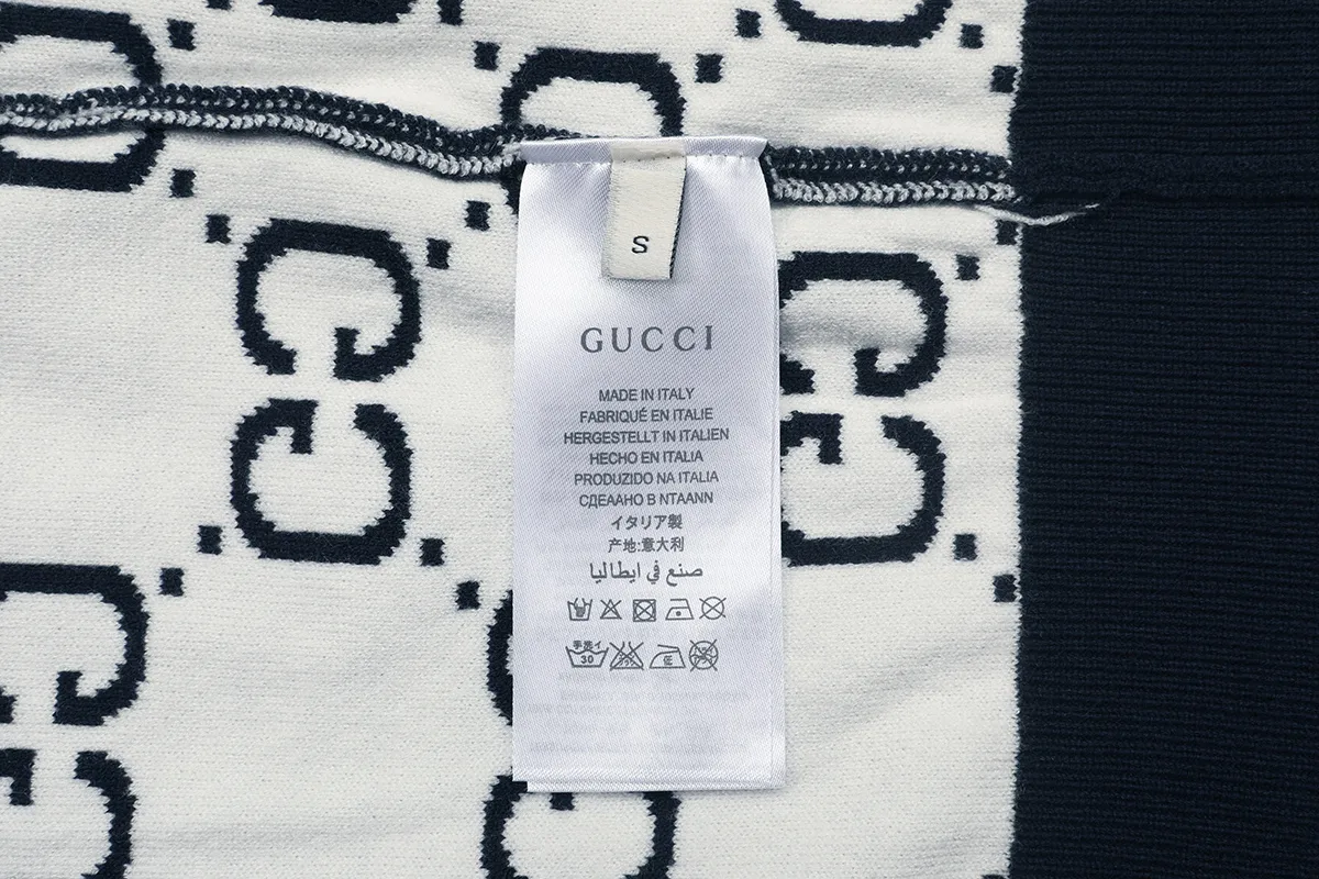 GG Monogram Jacquard Wool Sweater D18022934 — view 8