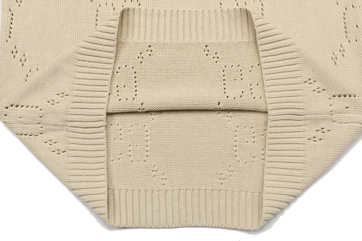 GG Perforated Wool Crew-Neck Sweater D18022938 — view 7