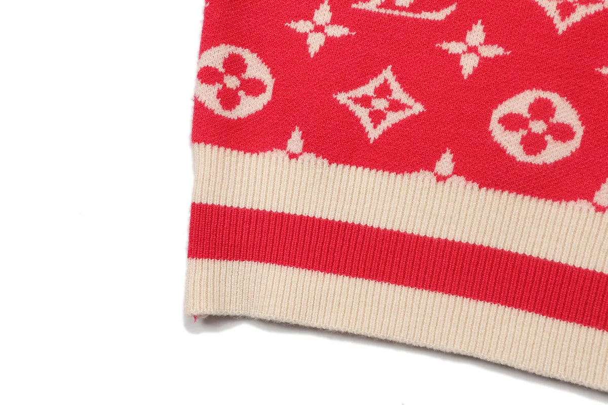 Monogram Intarsia Wool Crew-Neck Sweater D18022912 — view 6