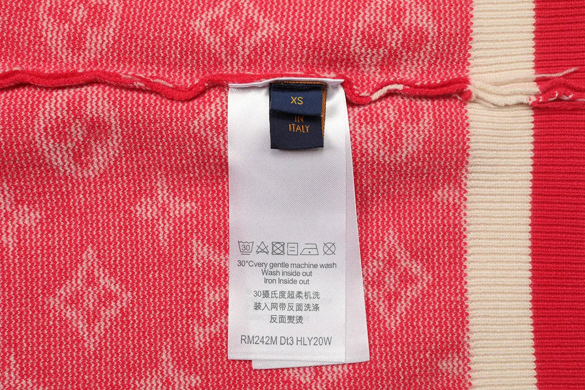 Monogram Intarsia Wool Crew-Neck Sweater D18022912 — view 8