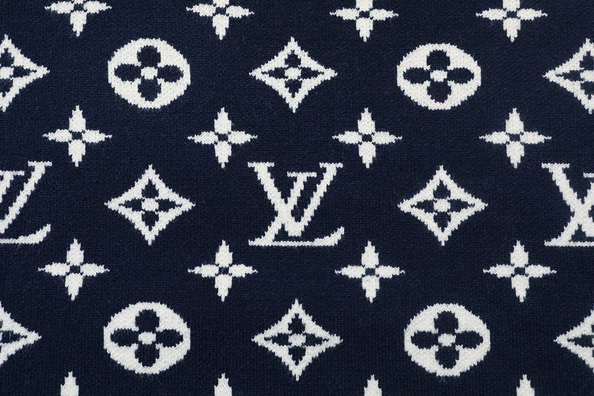 Monogram Intarsia Wool Crew-Neck Sweater D18022911 — view 5