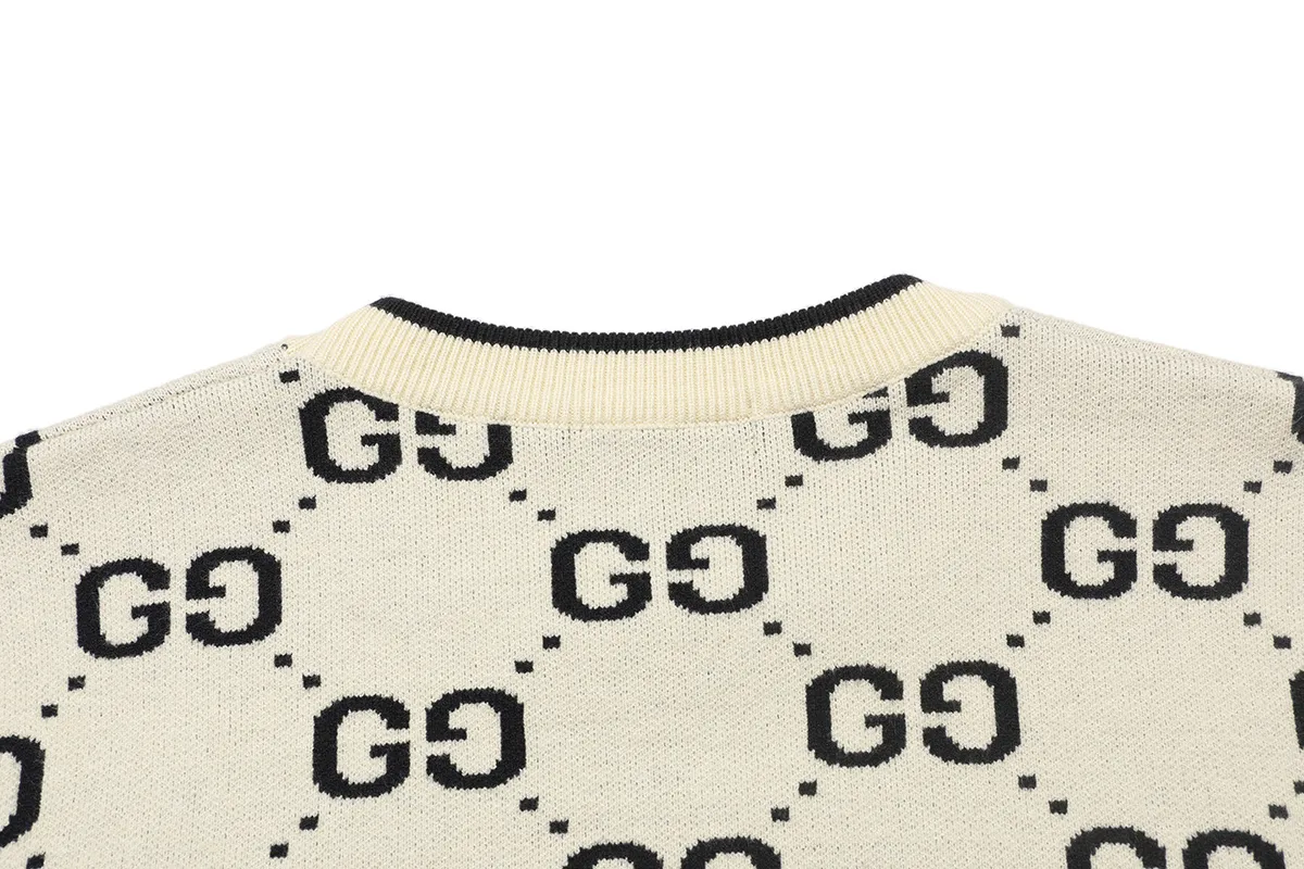 GG Monogram Jacquard Knit Sweater D18522947 — view 4