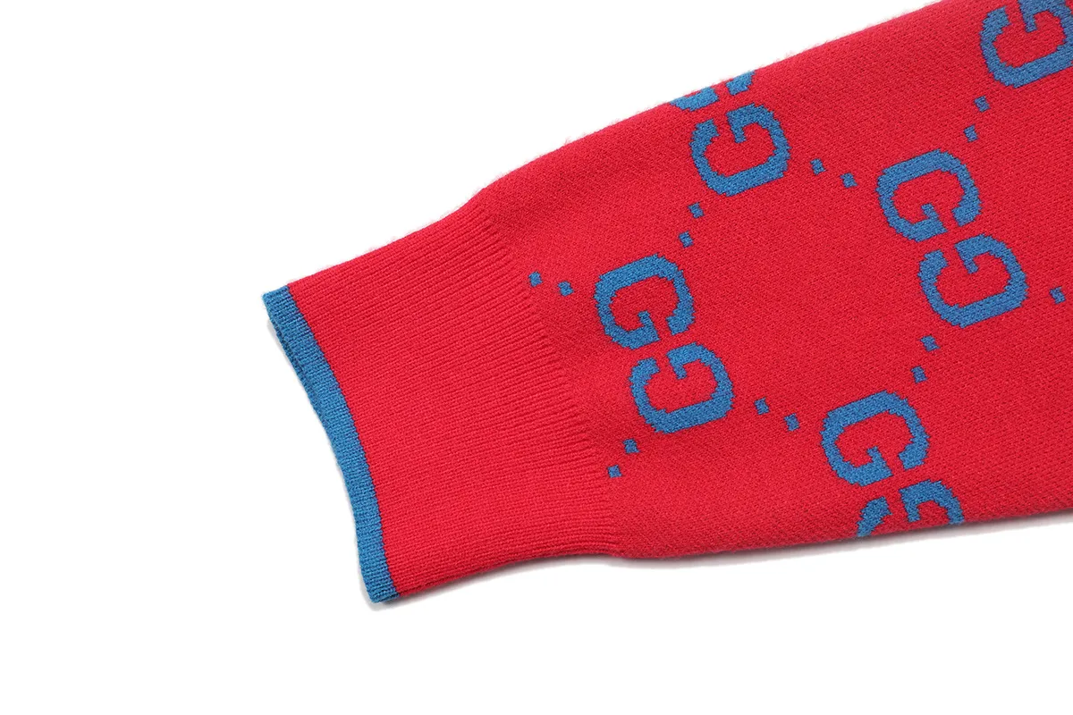 GG Monogram Jacquard Cotton Knit Sweater D18522948 — view 6