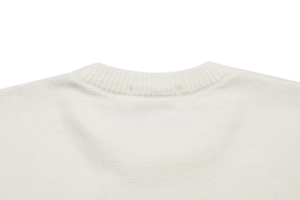 Logo Jacquard Cotton Knit Sweater D18522924 — view 4