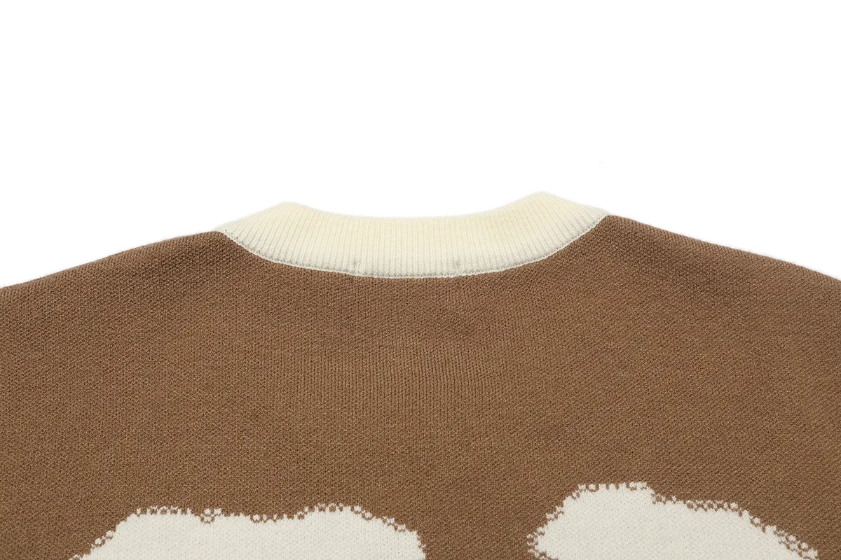 Gradient Monogram Jacquard Crew-Neck Sweater D18522917 — view 4