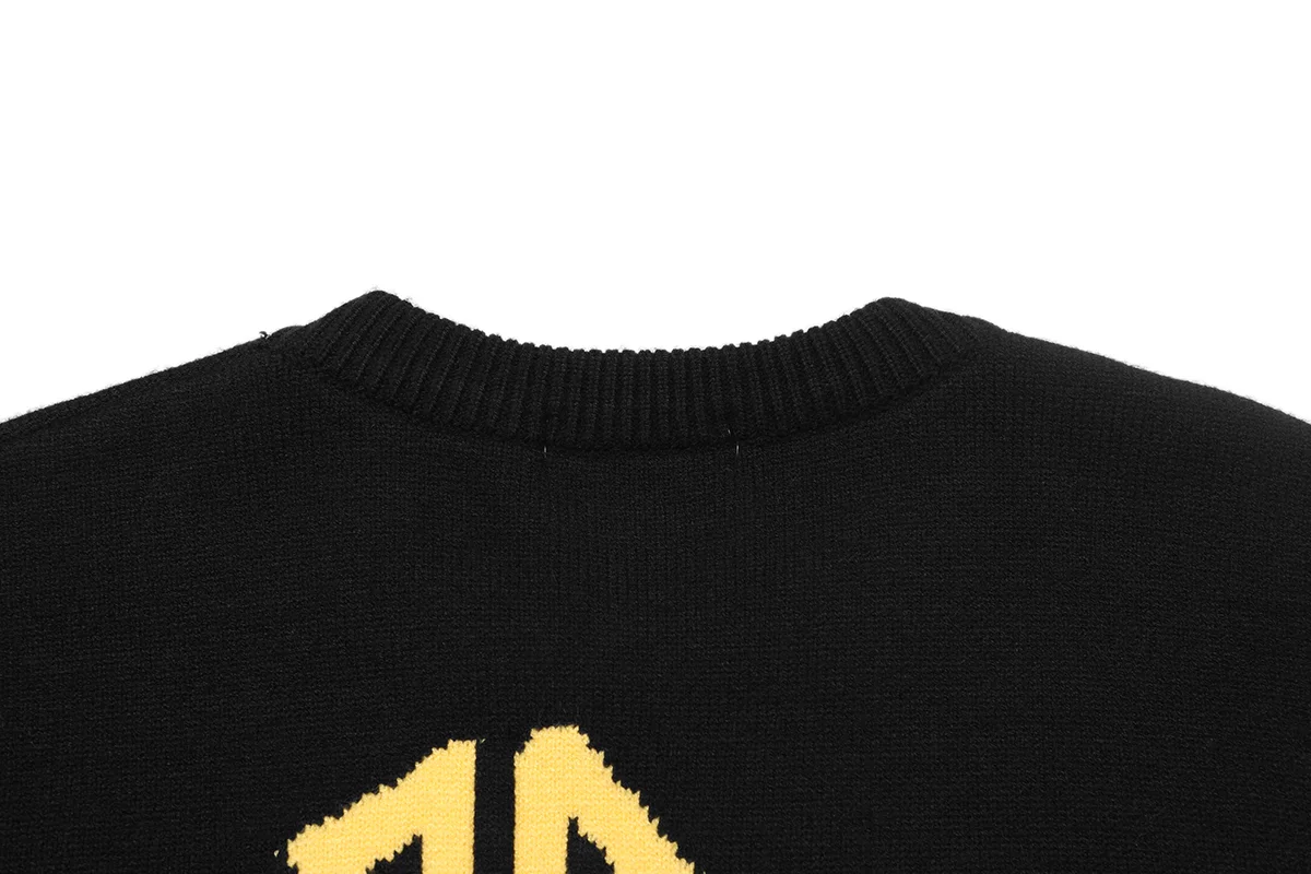 Logo Jacquard Crew-Neck Knit Sweater D18522863 — view 4