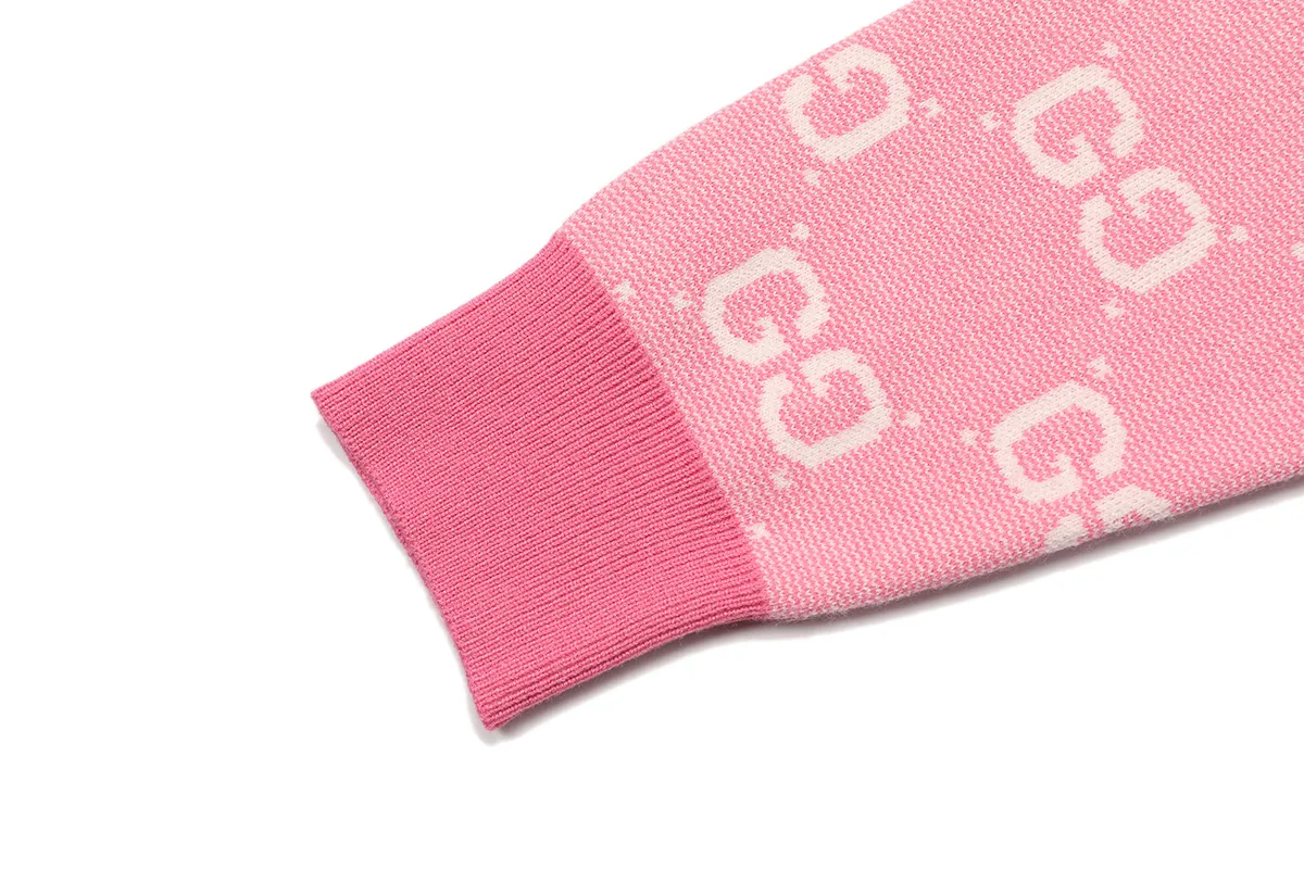 GG Monogram Jacquard Cotton Knit Sweater D19022941 — view 5
