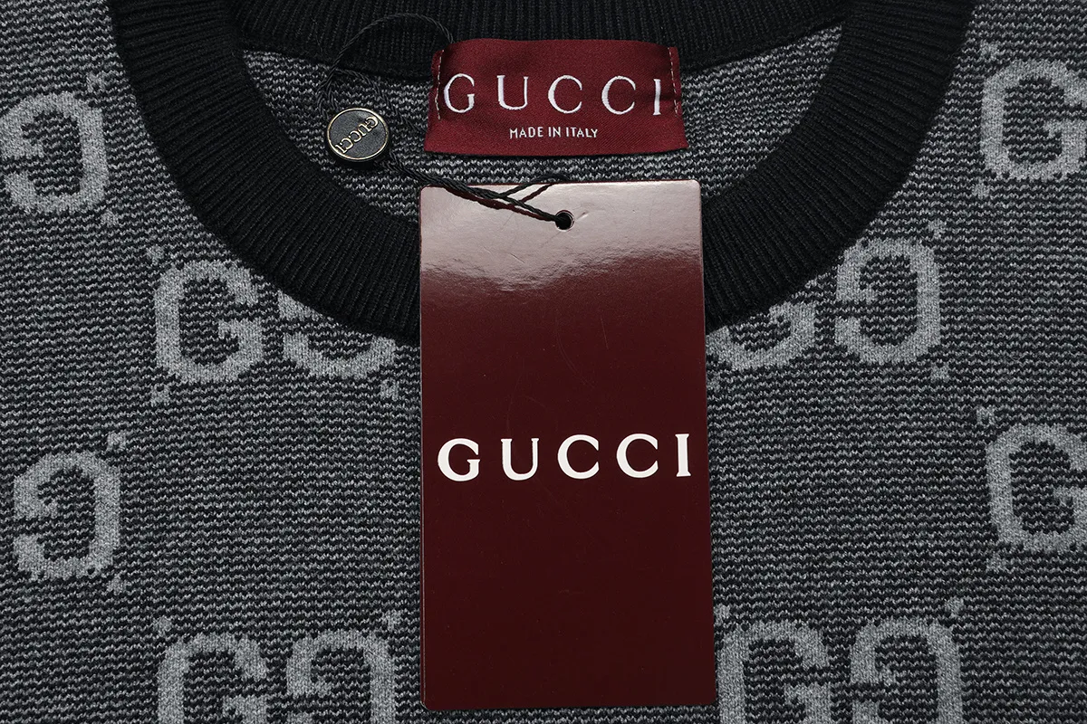 GG Jacquard Cotton Knit Sweater D19022942 — view 3