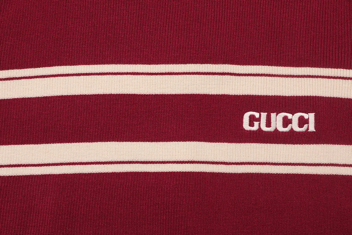 Logo Jacquard Striped Knit Sweater D19022946 — view 5