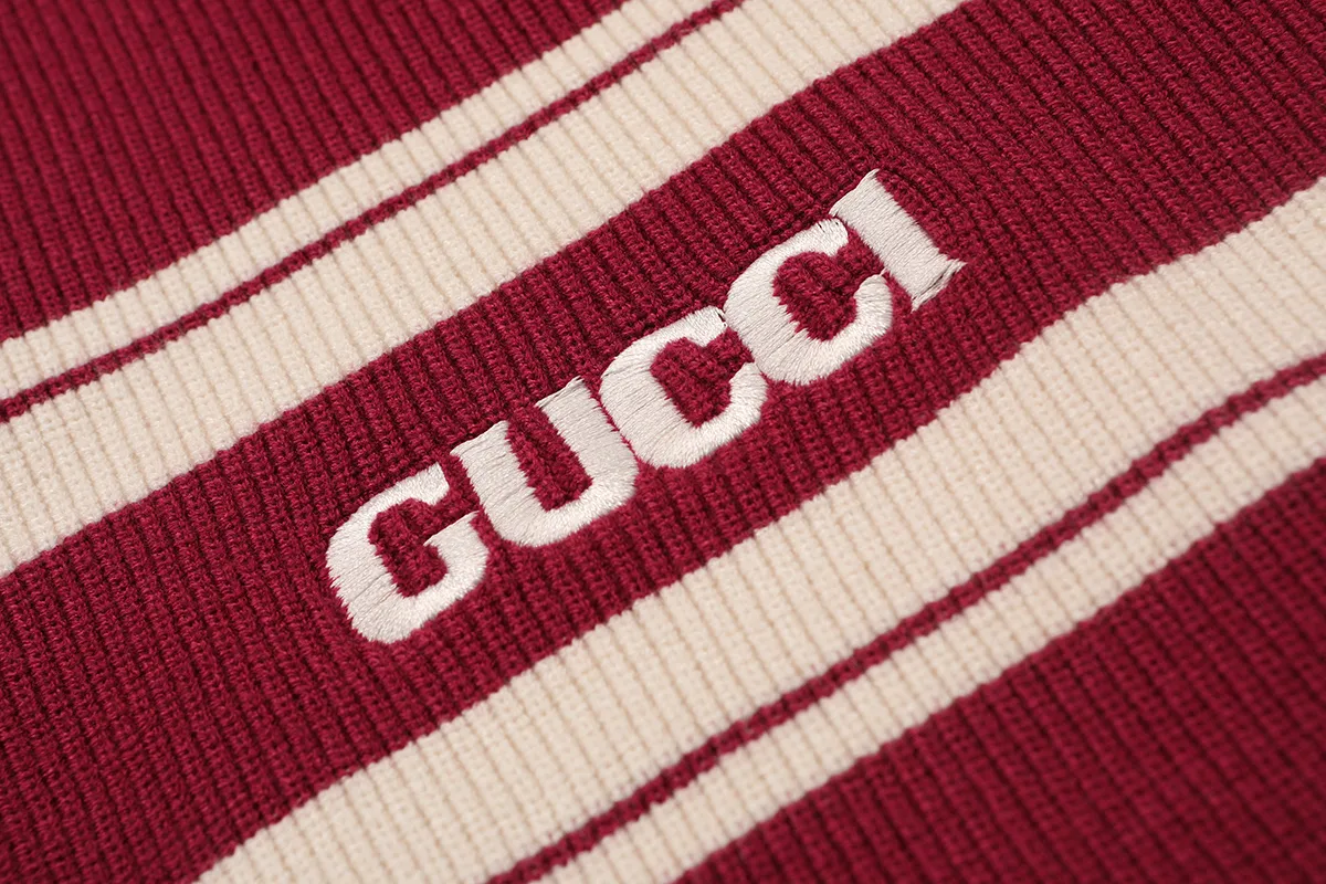 Logo Jacquard Striped Knit Sweater D19022946 — view 6