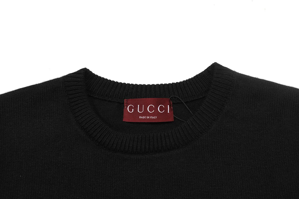 Logo Smiley Intarsia Knit Sweater D19022944 — view 3