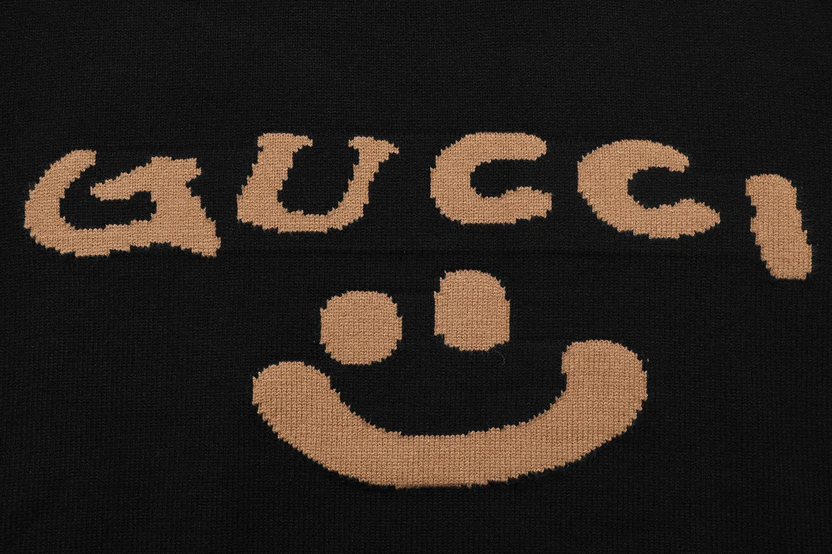 Logo Smiley Intarsia Knit Sweater D19022944 — view 5