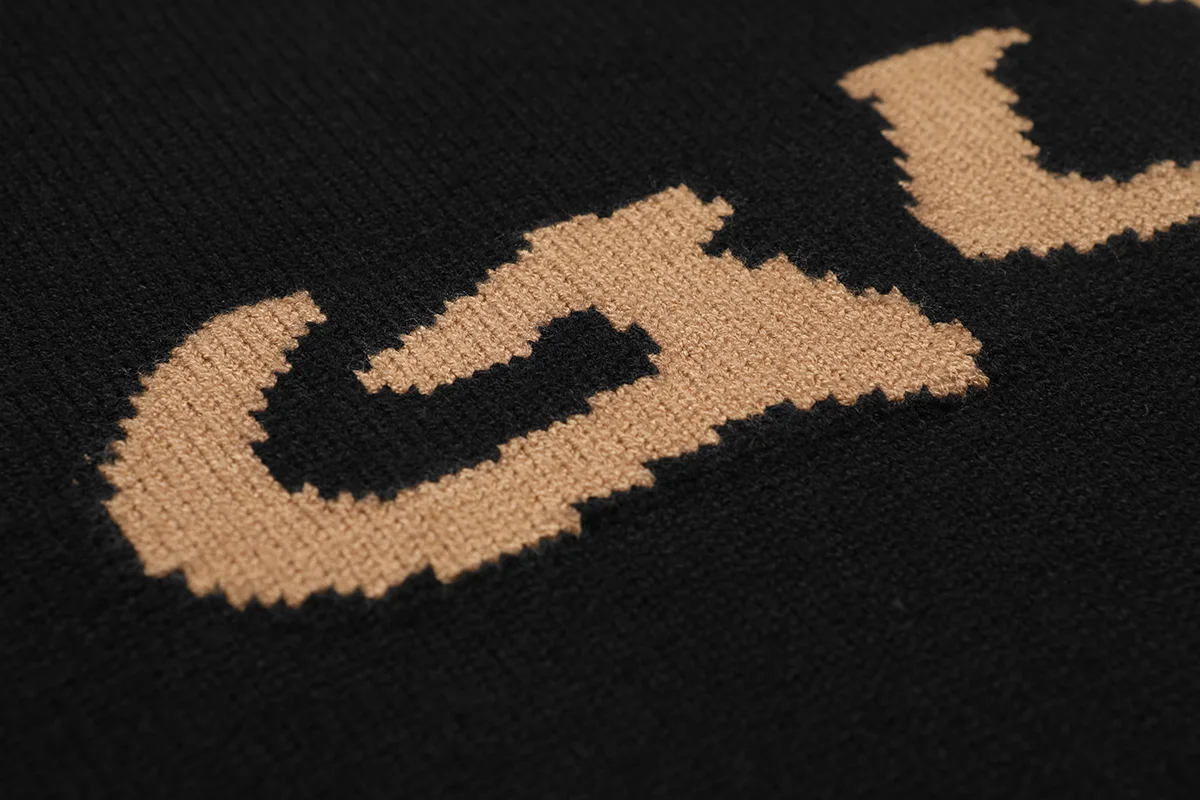 Logo Smiley Intarsia Knit Sweater D19022944 — view 6