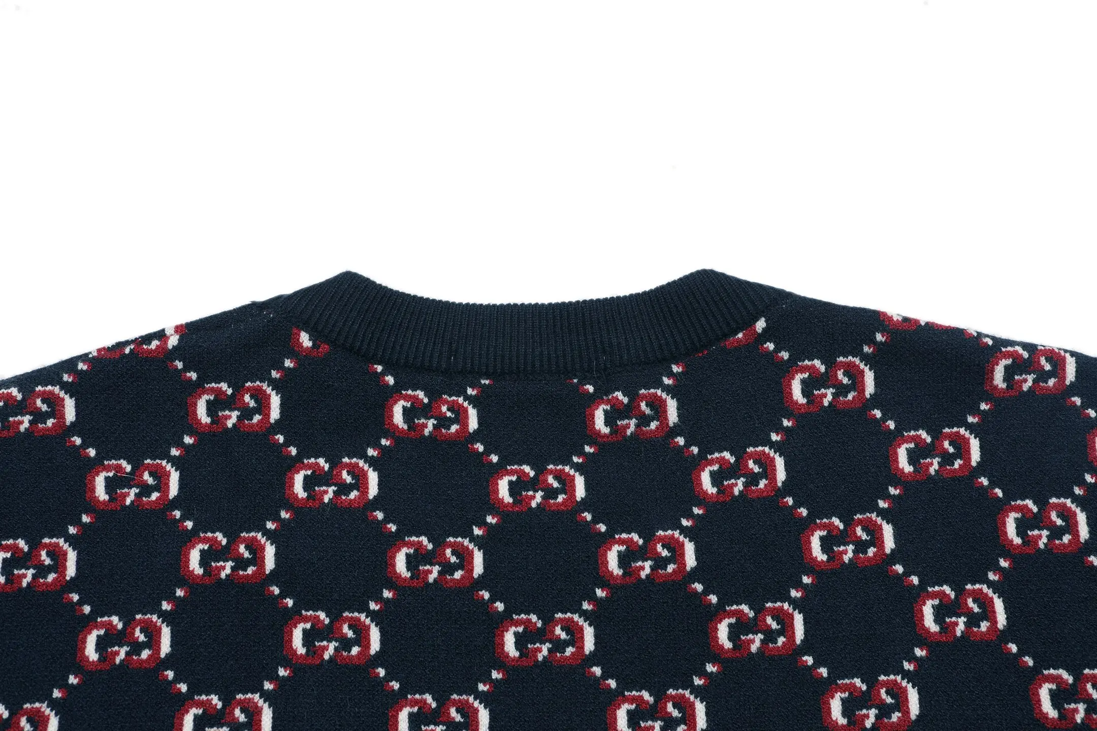 GG Monogram Jacquard Cotton Knit Sweater D19522930 — view 4