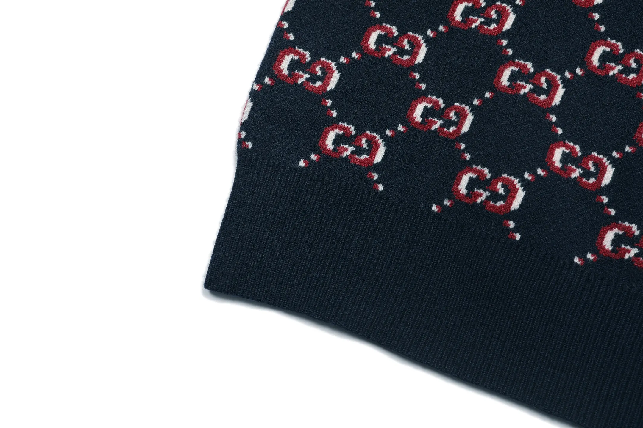 GG Monogram Jacquard Cotton Knit Sweater D19522930 — view 6