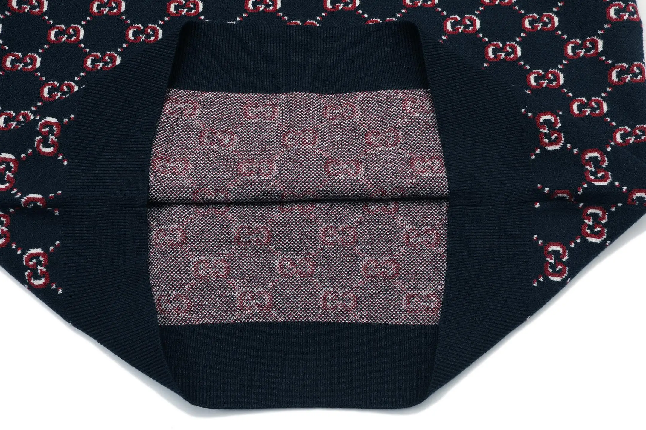 GG Monogram Jacquard Cotton Knit Sweater D19522930 — view 7
