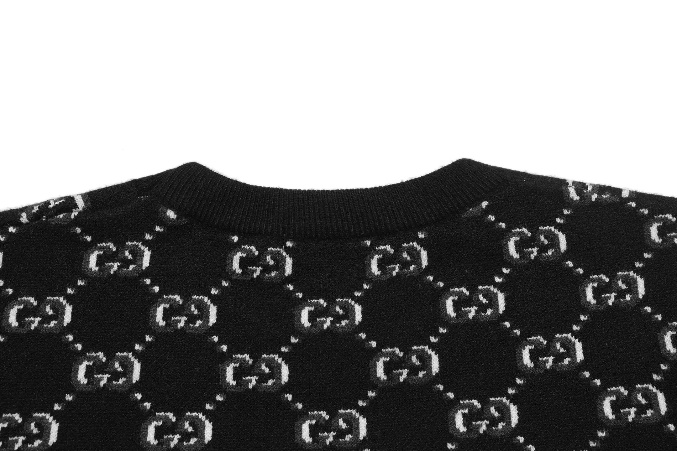 GG Monogram Jacquard Cotton Sweater D19522931 — view 4