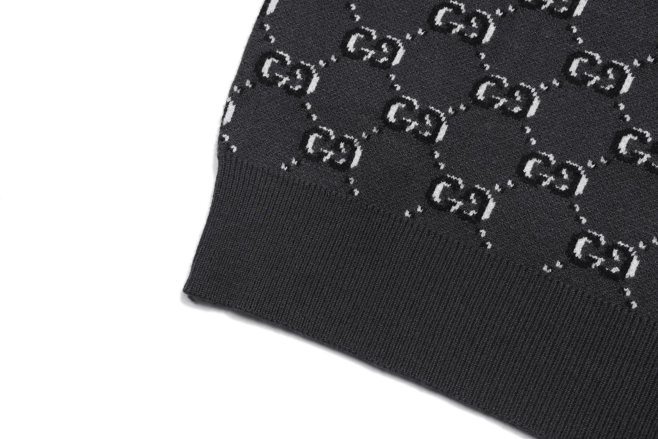 GG Monogram Jacquard Cotton Knit Sweater D19522932 — view 6
