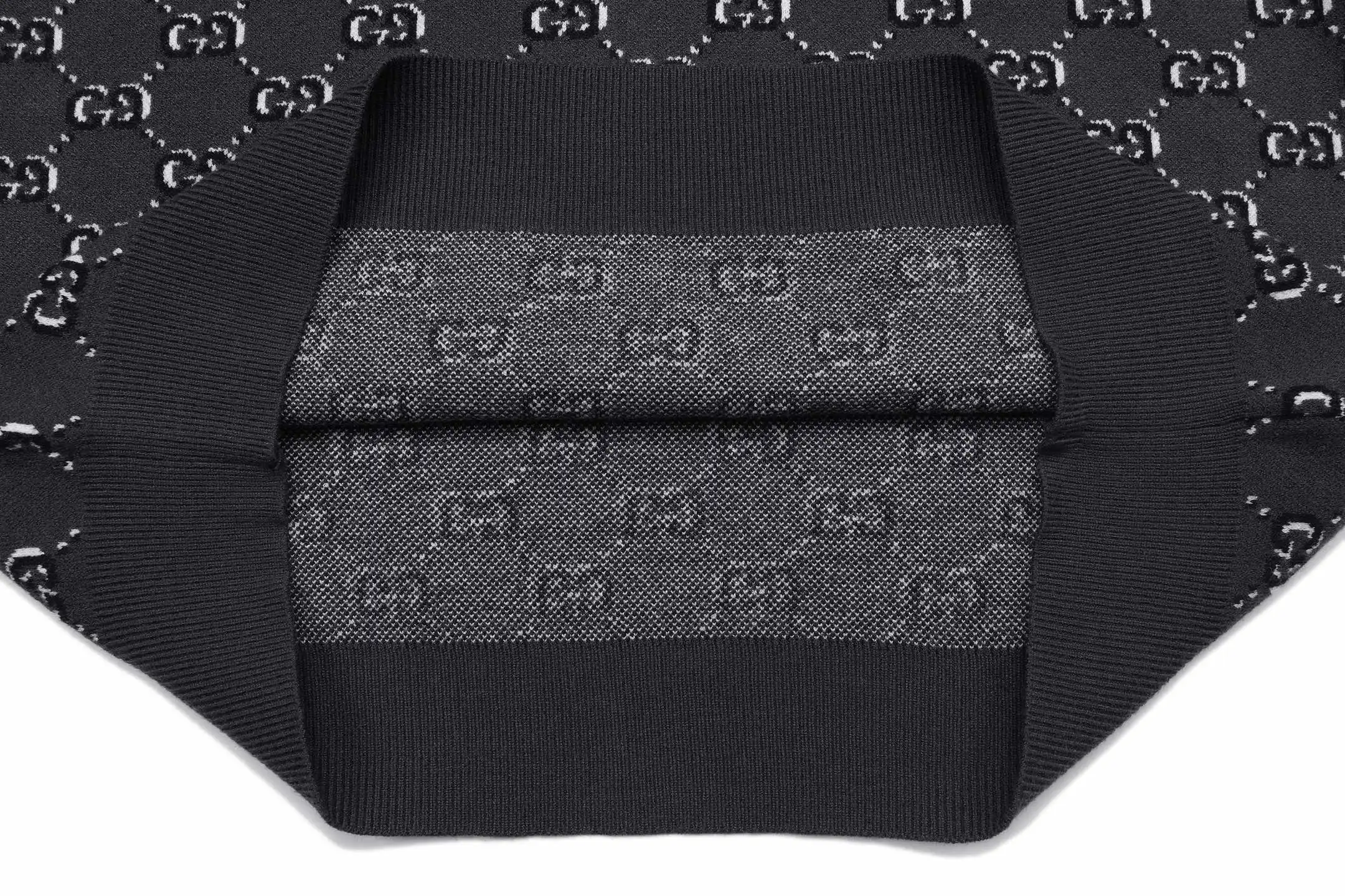GG Monogram Jacquard Cotton Knit Sweater D19522932 — view 7