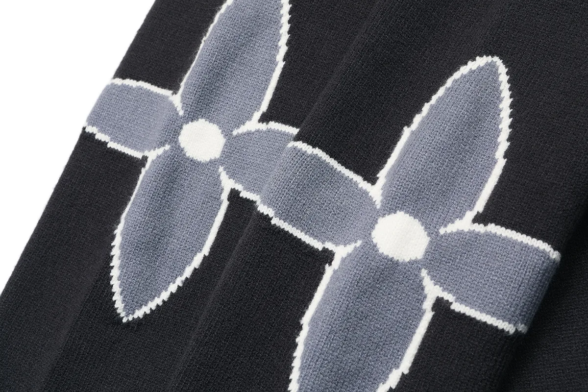 Logo Jacquard Crew-Neck Knit Sweater D20022920 — view 5