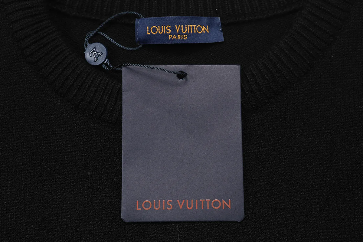 Logo Jacquard Crew-Neck Knit Sweater D20022921 — view 3