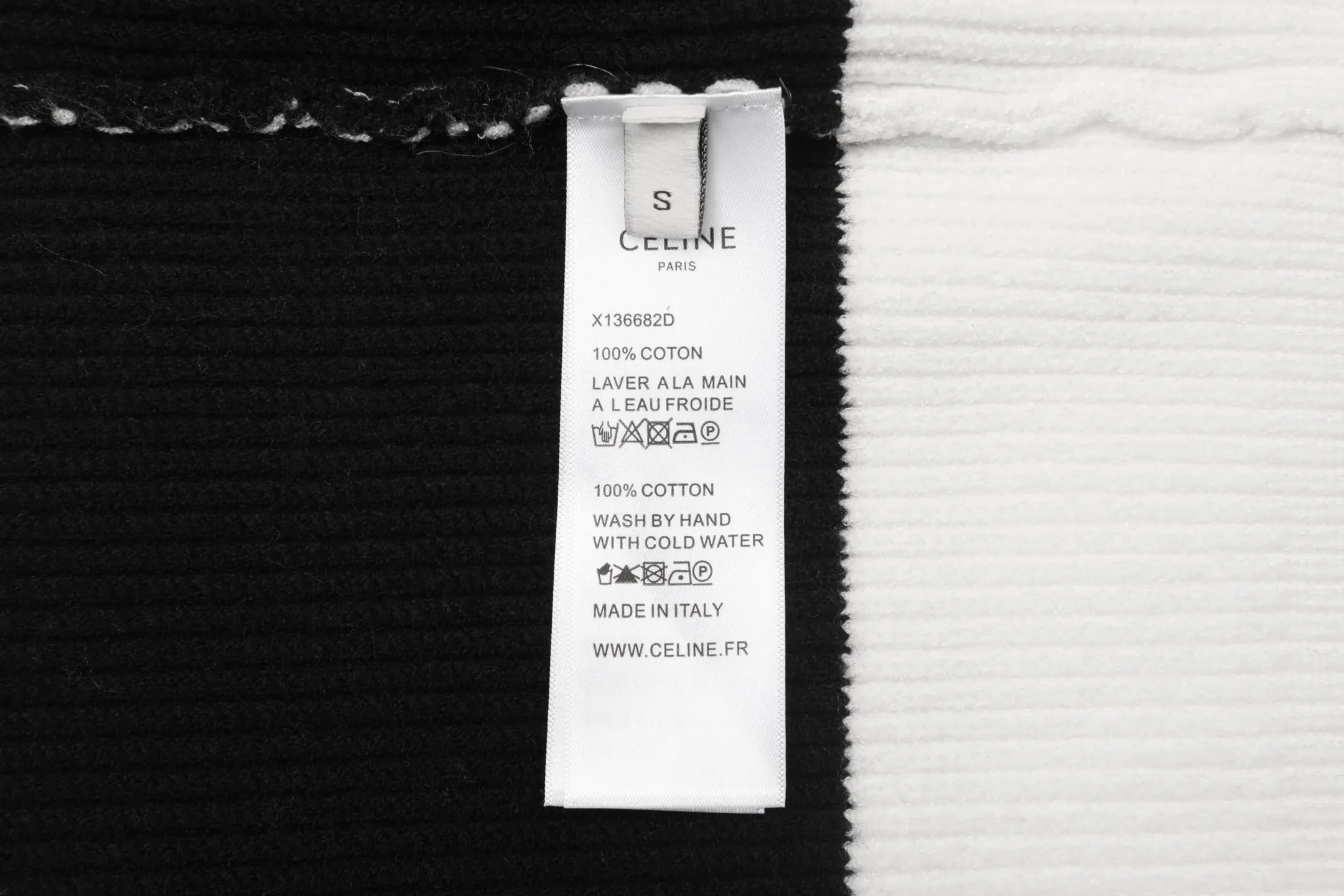 Logo Intarsia Striped Knit Sweater D20022870 — view 8