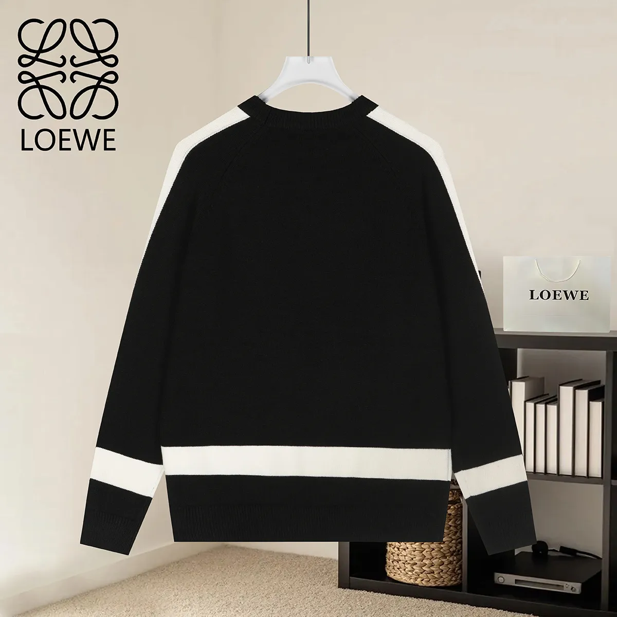 Anagram Intarsia Modal-Blend Sweater D20022869 — view 2