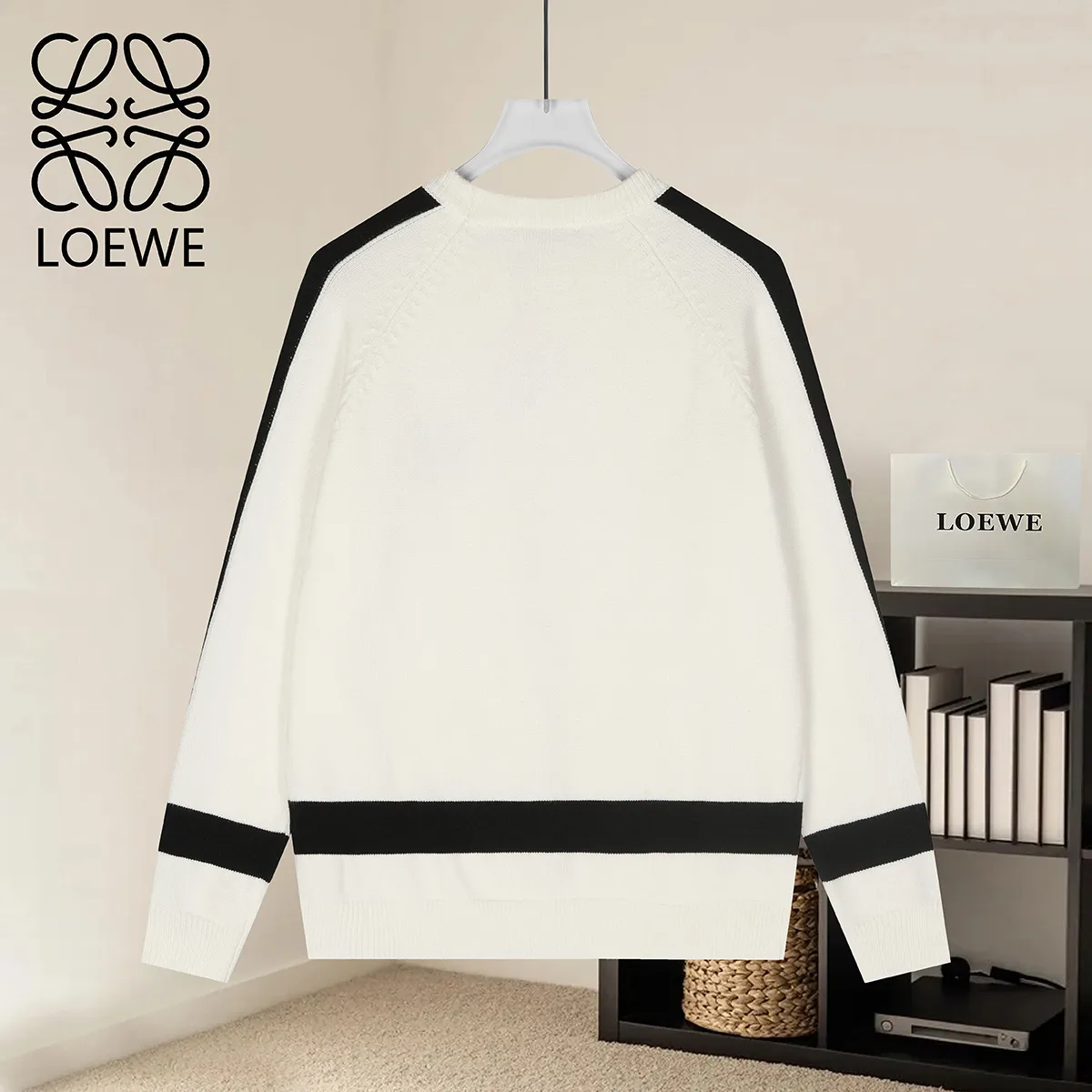 Anagram Intarsia Modal-Blend Sweater D20022868 — view 2