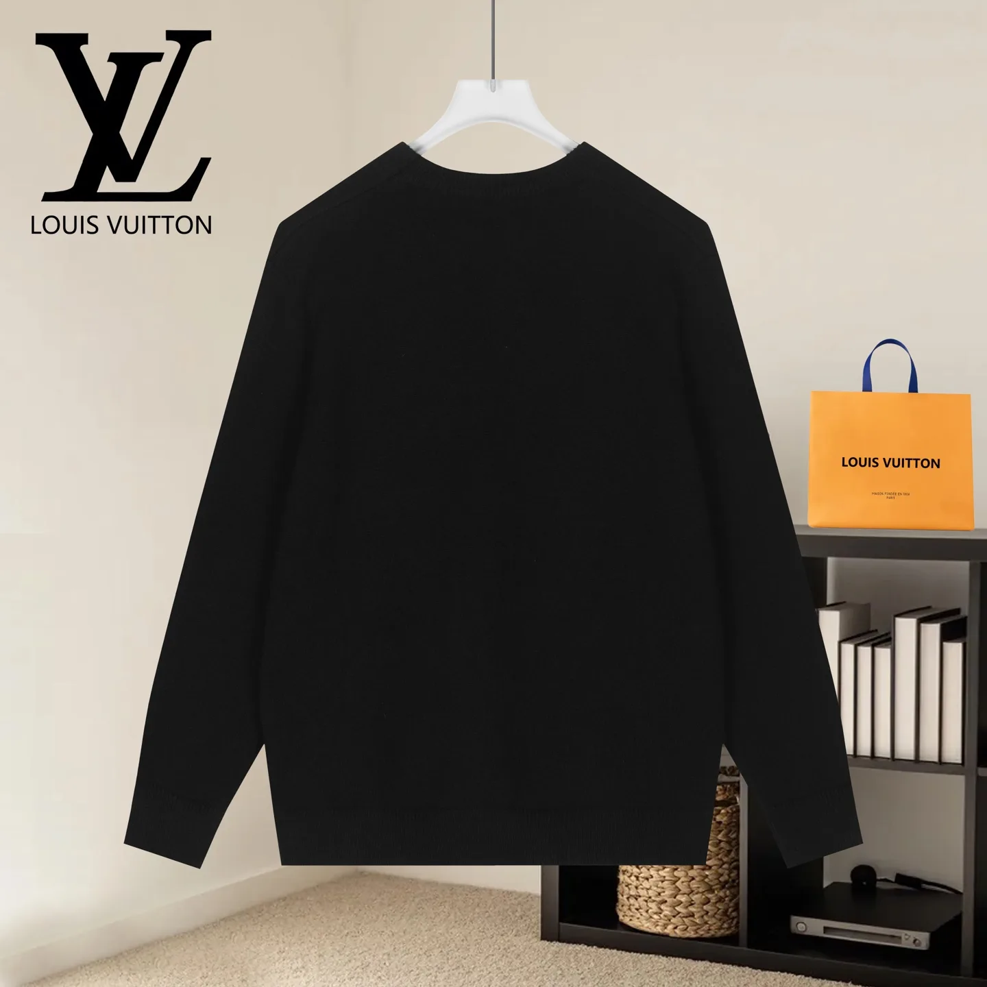 Monogram Jacquard Towel Embroidery Sweater D20022890 — view 2