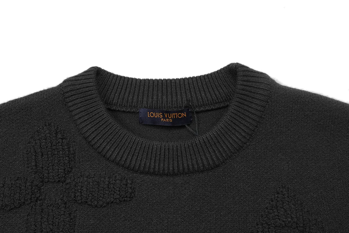 Monogram Jacquard Towel Embroidery Sweater D20022891 — view 3