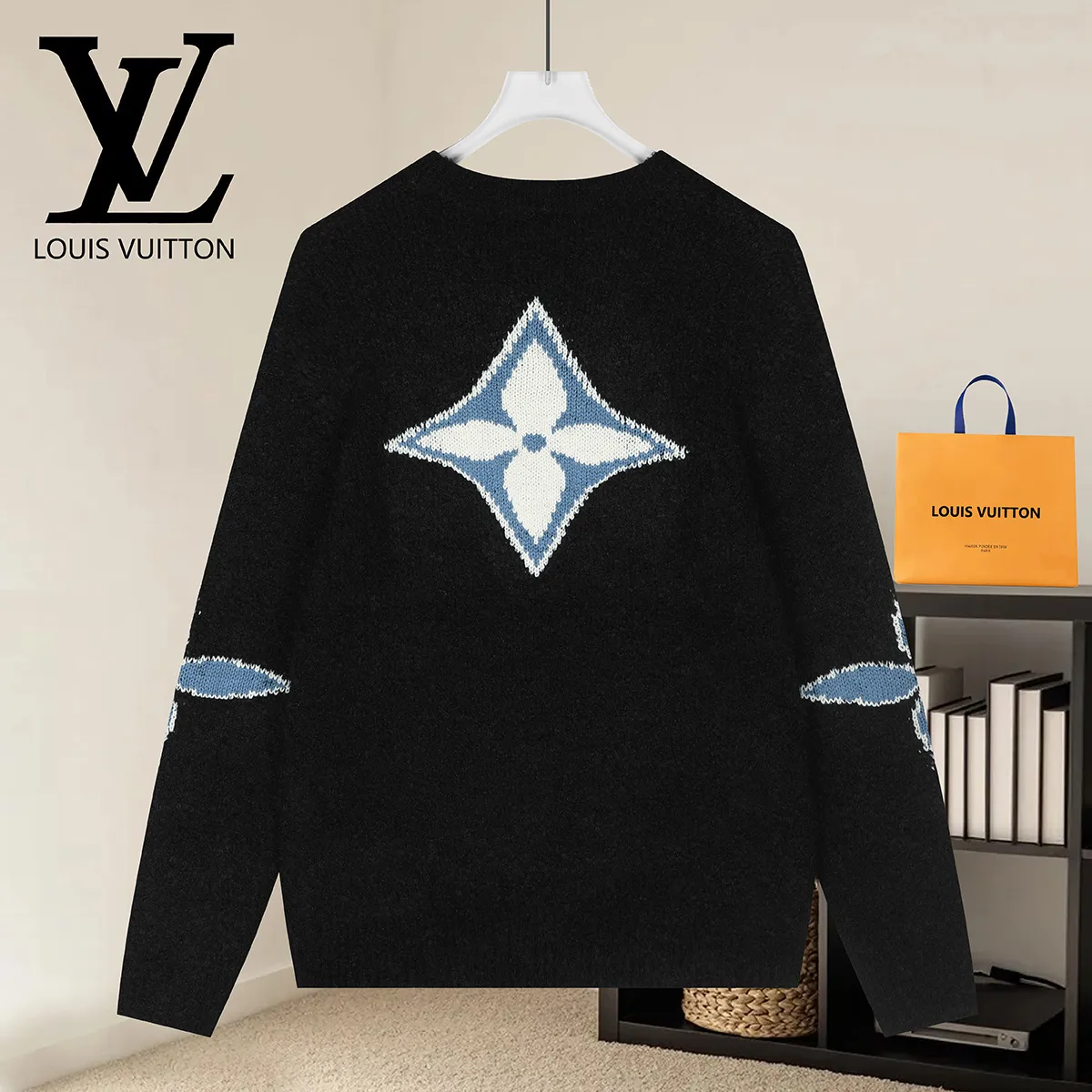 Logo Jacquard Crew-Neck Sweater D20022910 — view 2