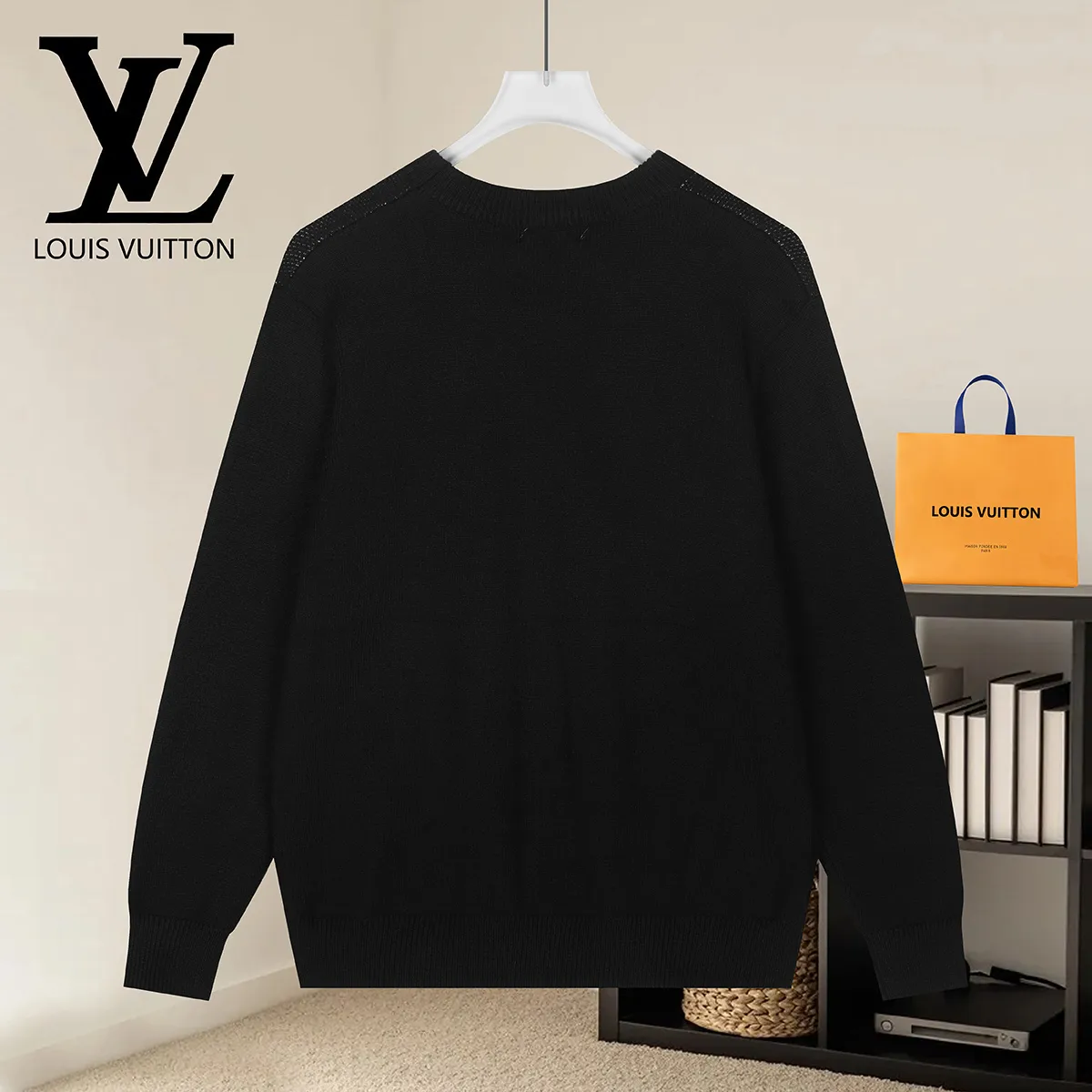 Monogram Jacquard Towel Embroidery Sweater D20022913 — view 2