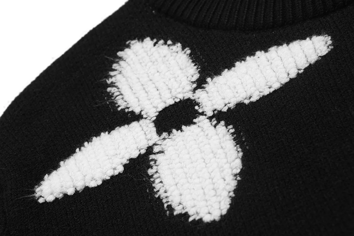 Monogram Jacquard Towel Embroidery Sweater D20022913 — view 5
