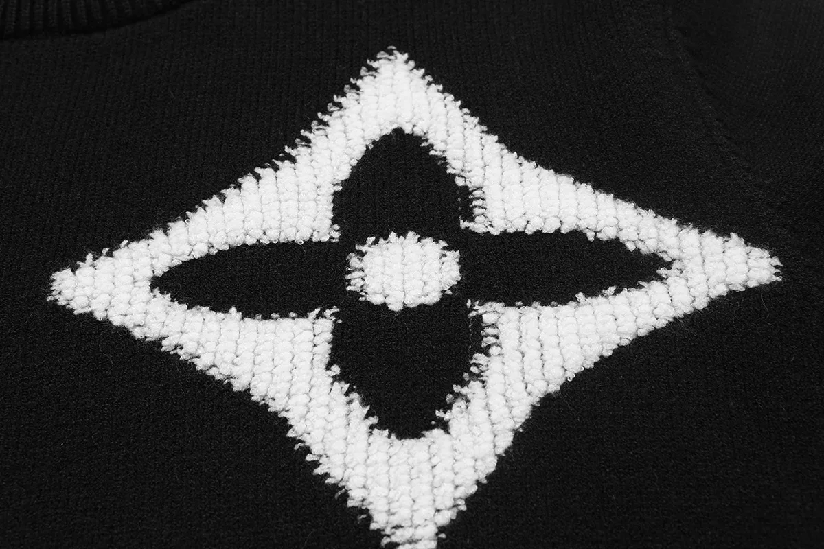 Monogram Jacquard Towel Embroidery Sweater D20022913 — view 7