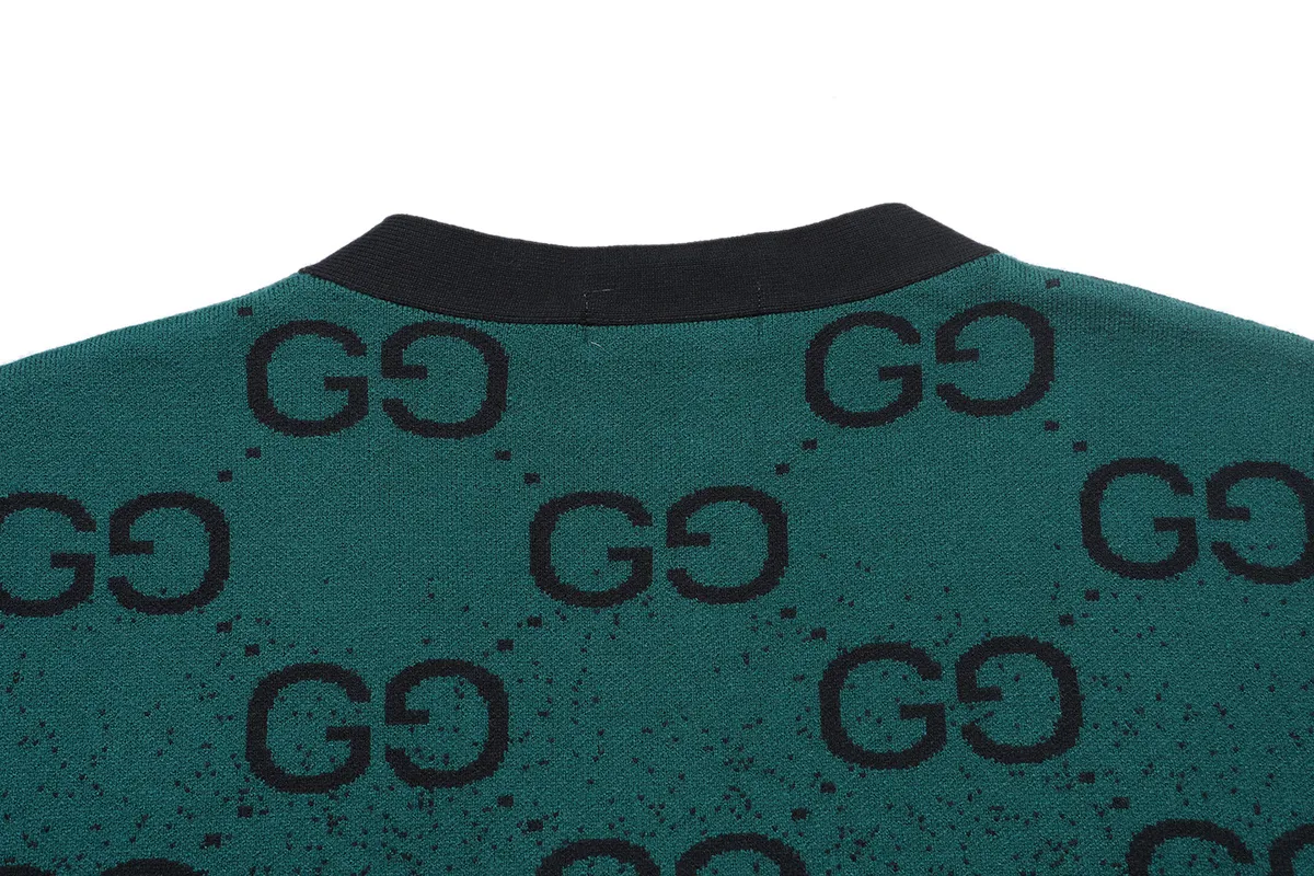 GG Monogram Jacquard Knit Cardigan D20522936 — view 4