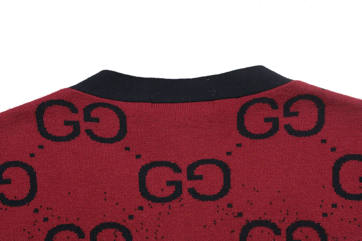 GG Monogram Jacquard Knit Cardigan D20522935 — view 4