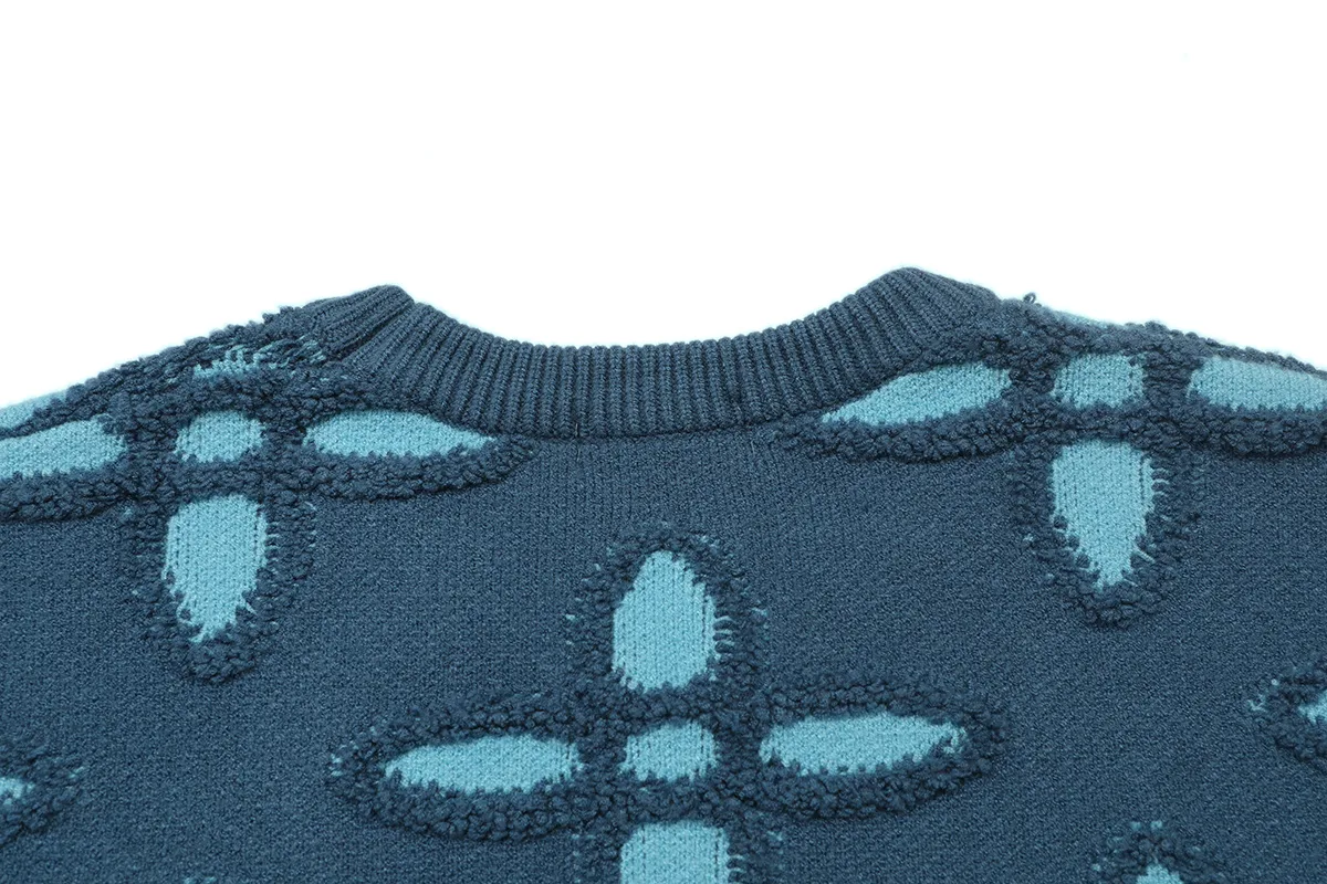 Monogram Jacquard Crew-Neck Sweater D21522894 — view 4