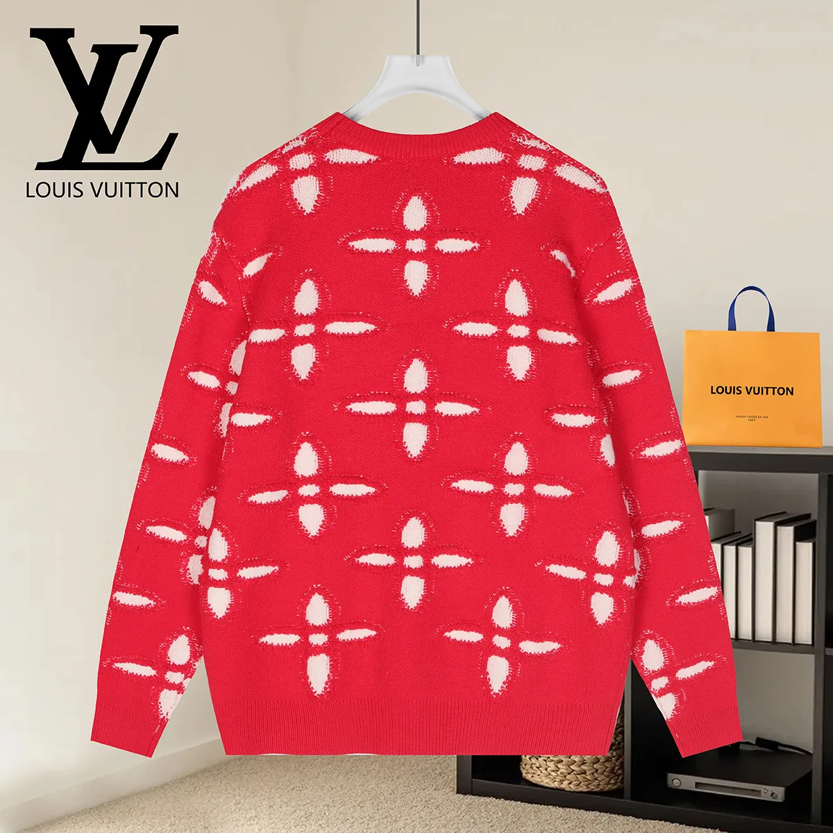 Monogram Jacquard Crew-Neck Sweater D21522895 — view 2