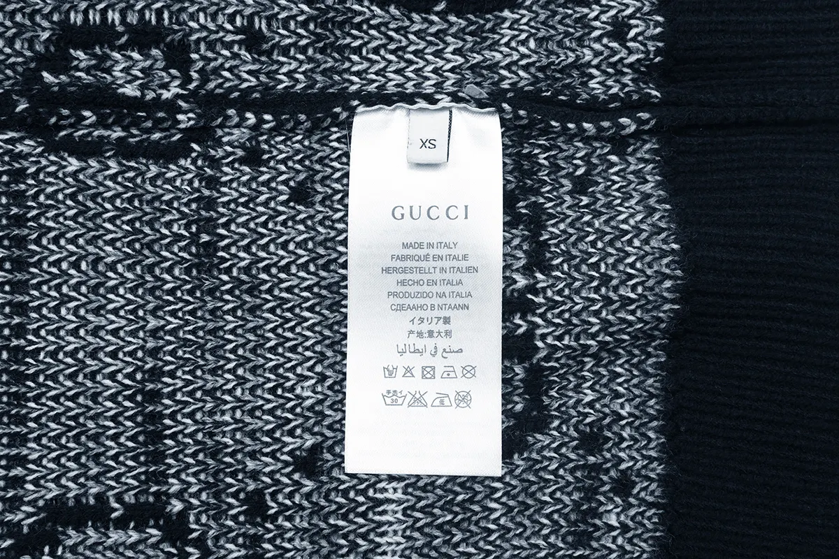 GG Monogram Intarsia Wool Sweater D20022937 — view 8