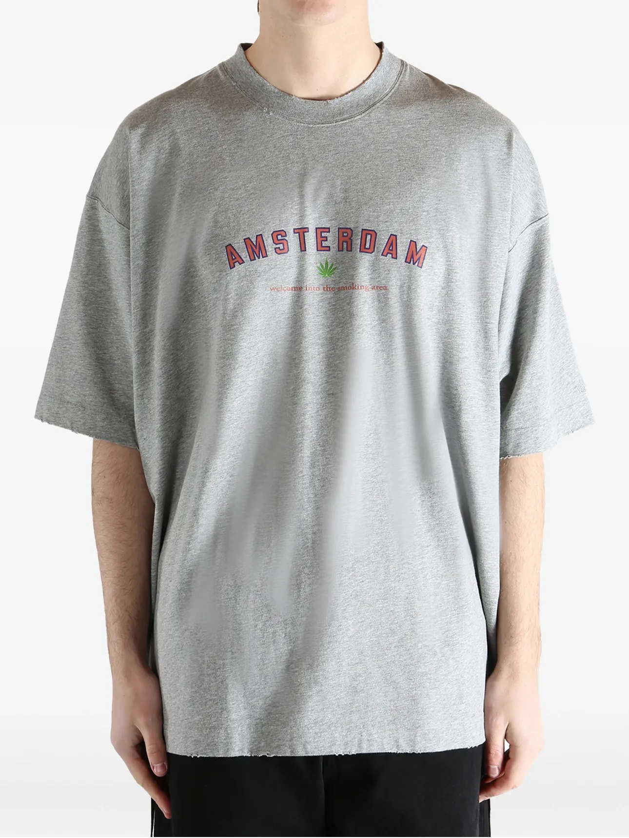 Oversized Printed Cotton-Jersey T-Shirt D14013146 — view 2