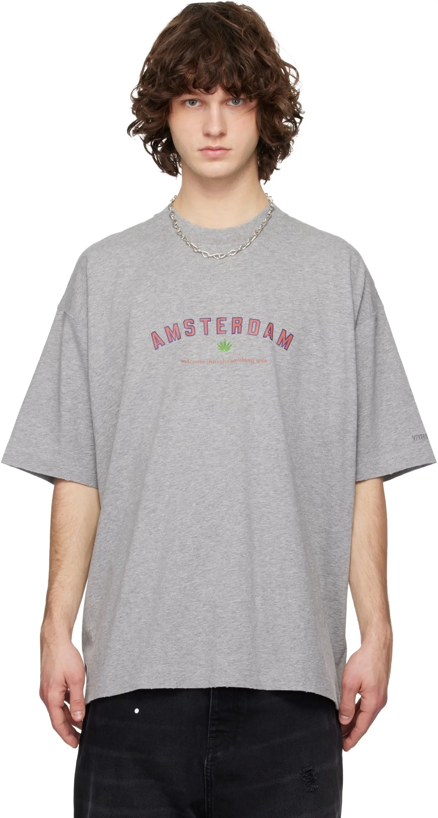 Oversized Printed Cotton-Jersey T-Shirt D14013146 — view 5
