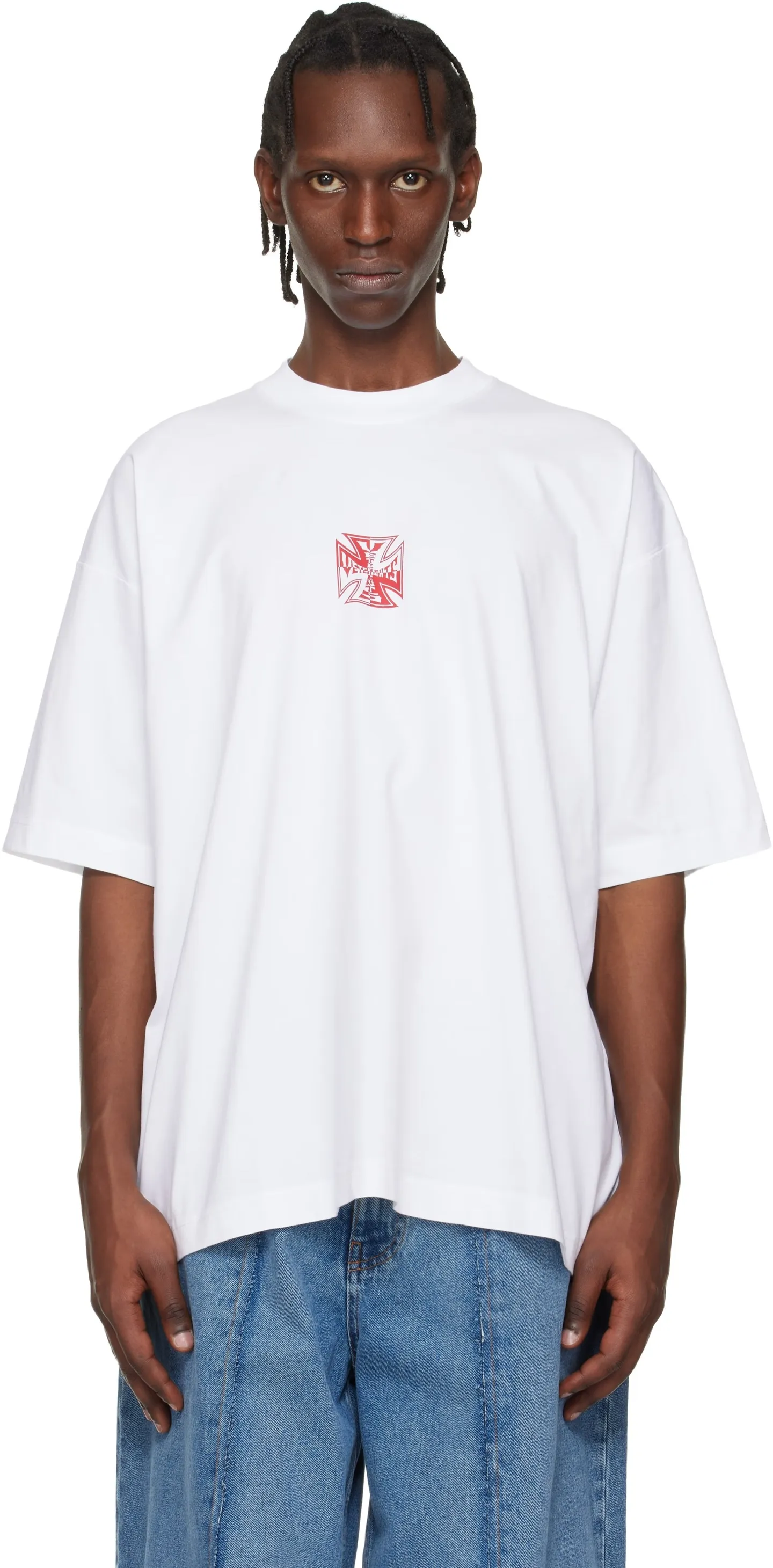 Logo Graphic Oversized Cotton T-Shirt D14013144 — view 2