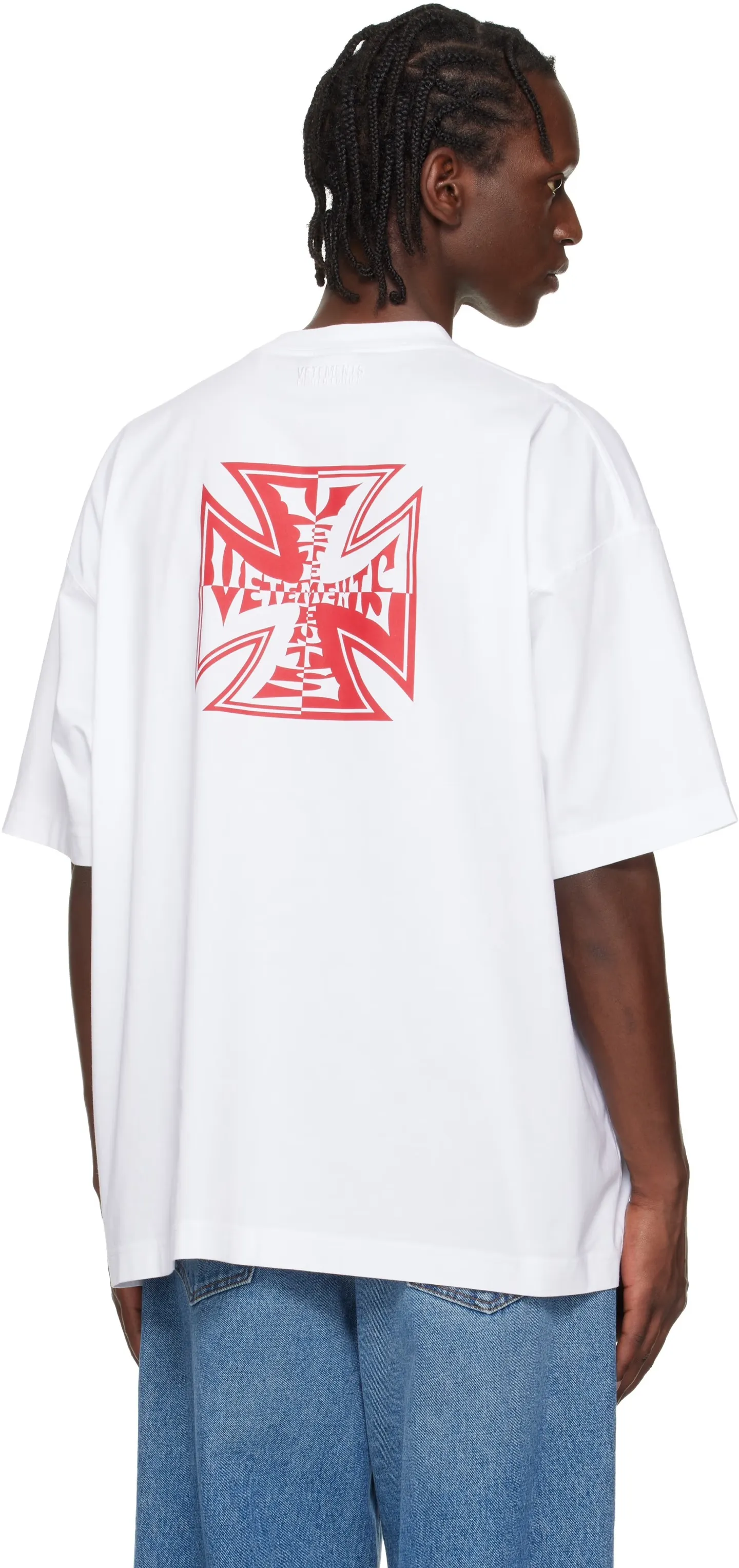 Logo Graphic Oversized Cotton T-Shirt D14013144 — view 8
