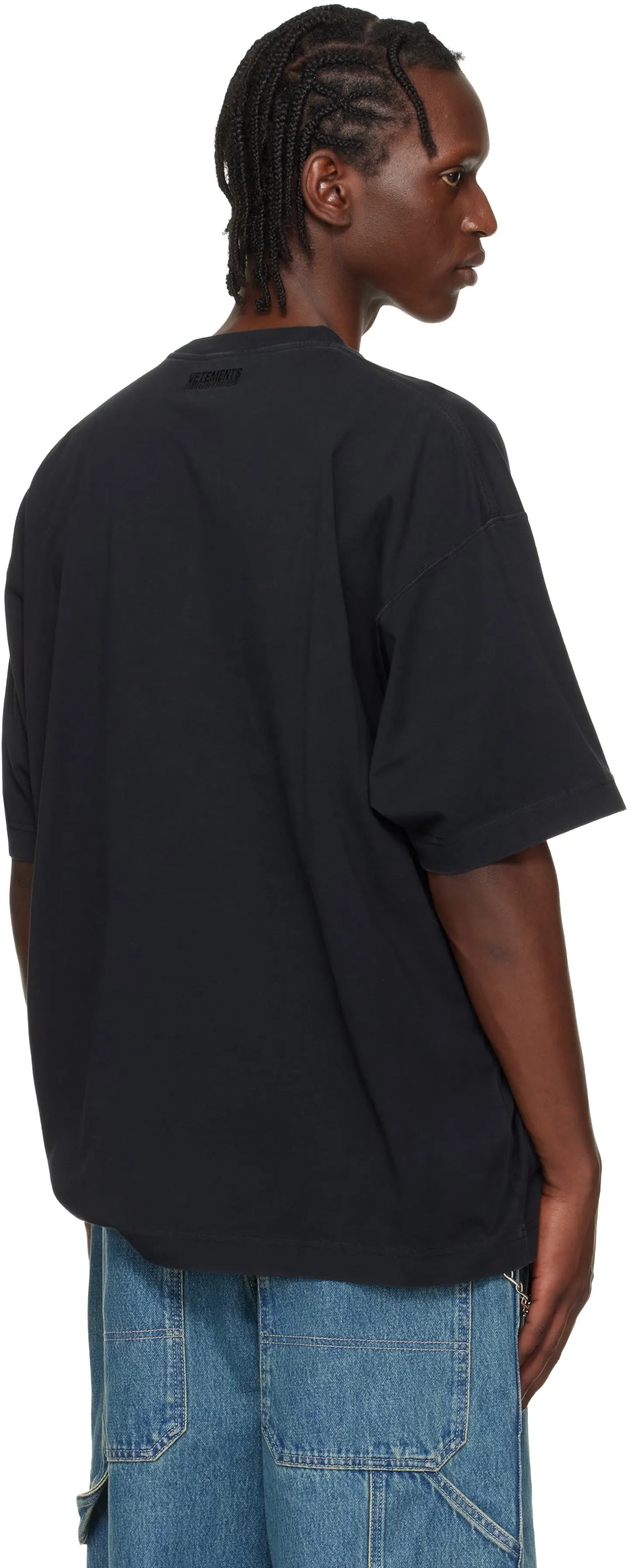 Logo Graphic Oversized Cotton T-Shirt D14013144 — view 12