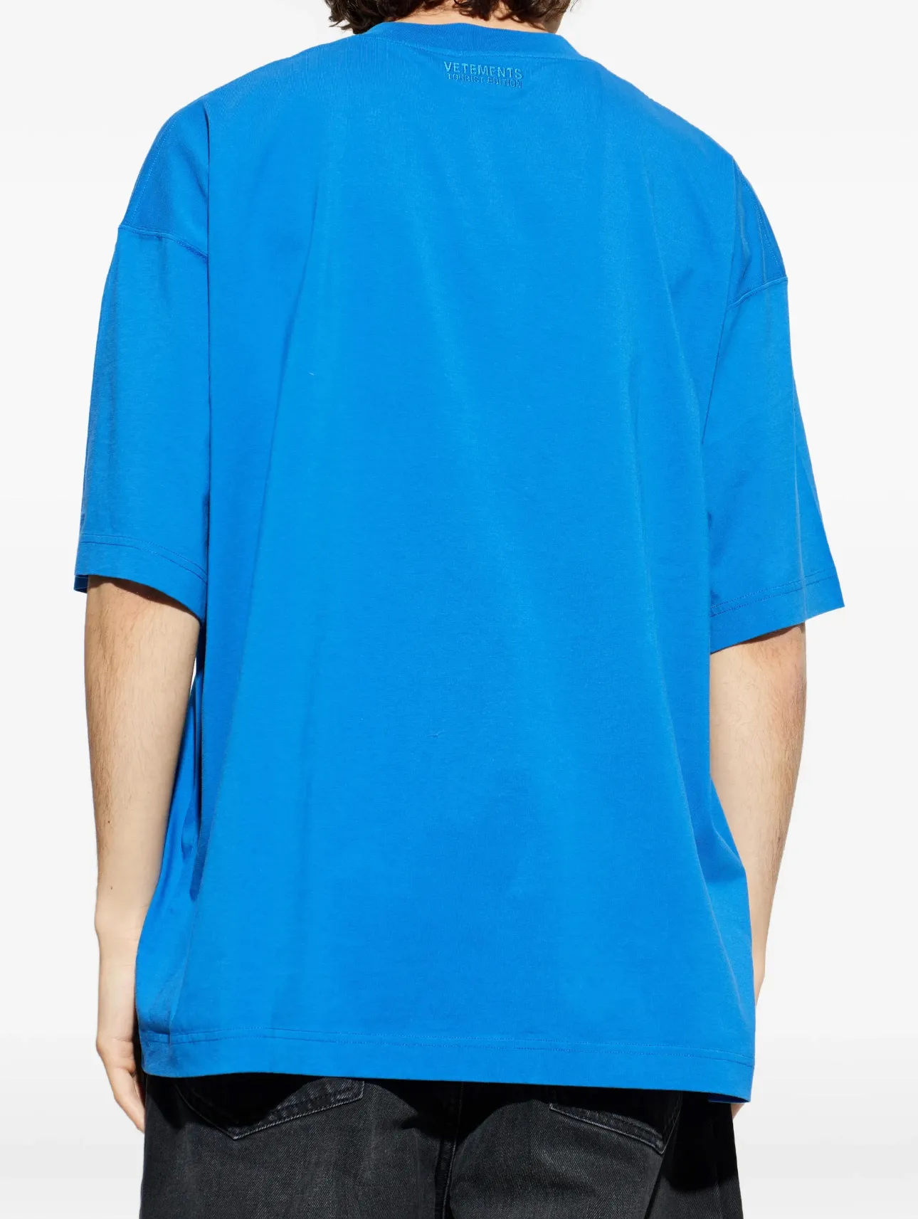 Oversized Logo-Print Cotton T-Shirt D14013142 — view 3