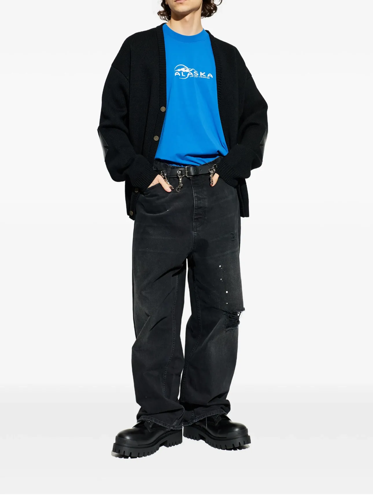 Oversized Logo-Print Cotton T-Shirt D14013142 — view 4