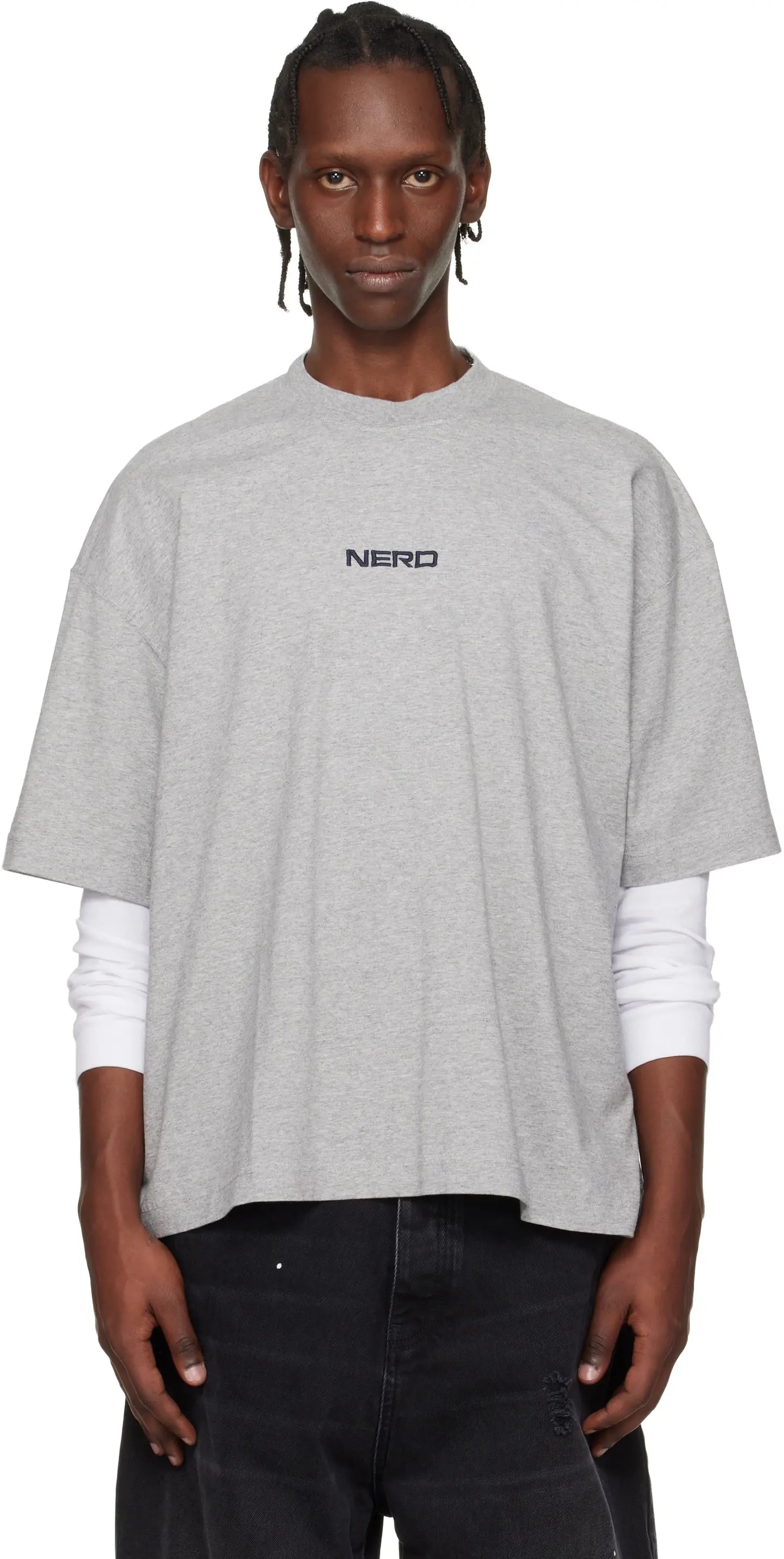 Embroidered Logo Oversized Cotton T-Shirt D14013140 — view 2