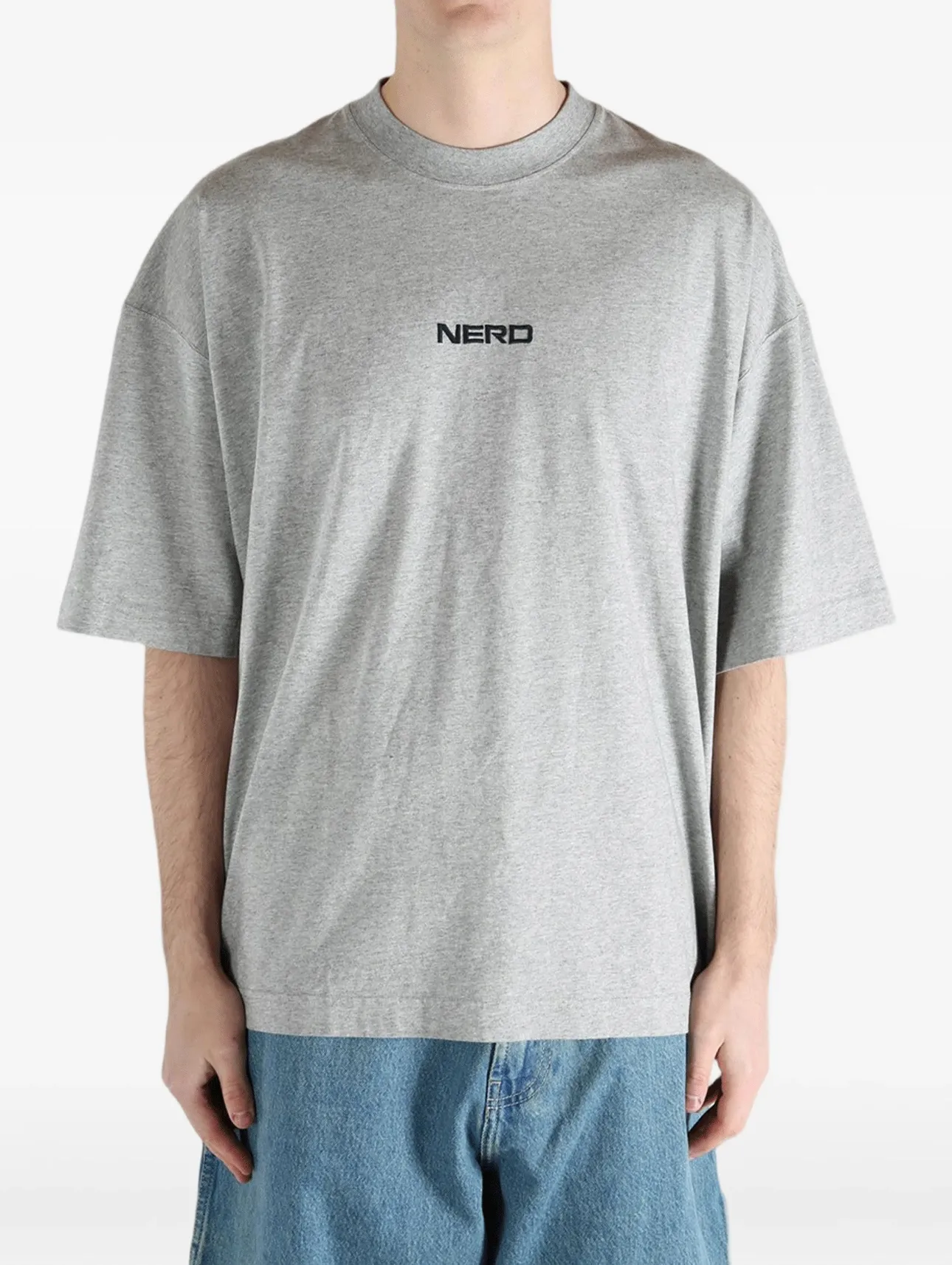Embroidered Logo Oversized Cotton T-Shirt D14013140 — view 6