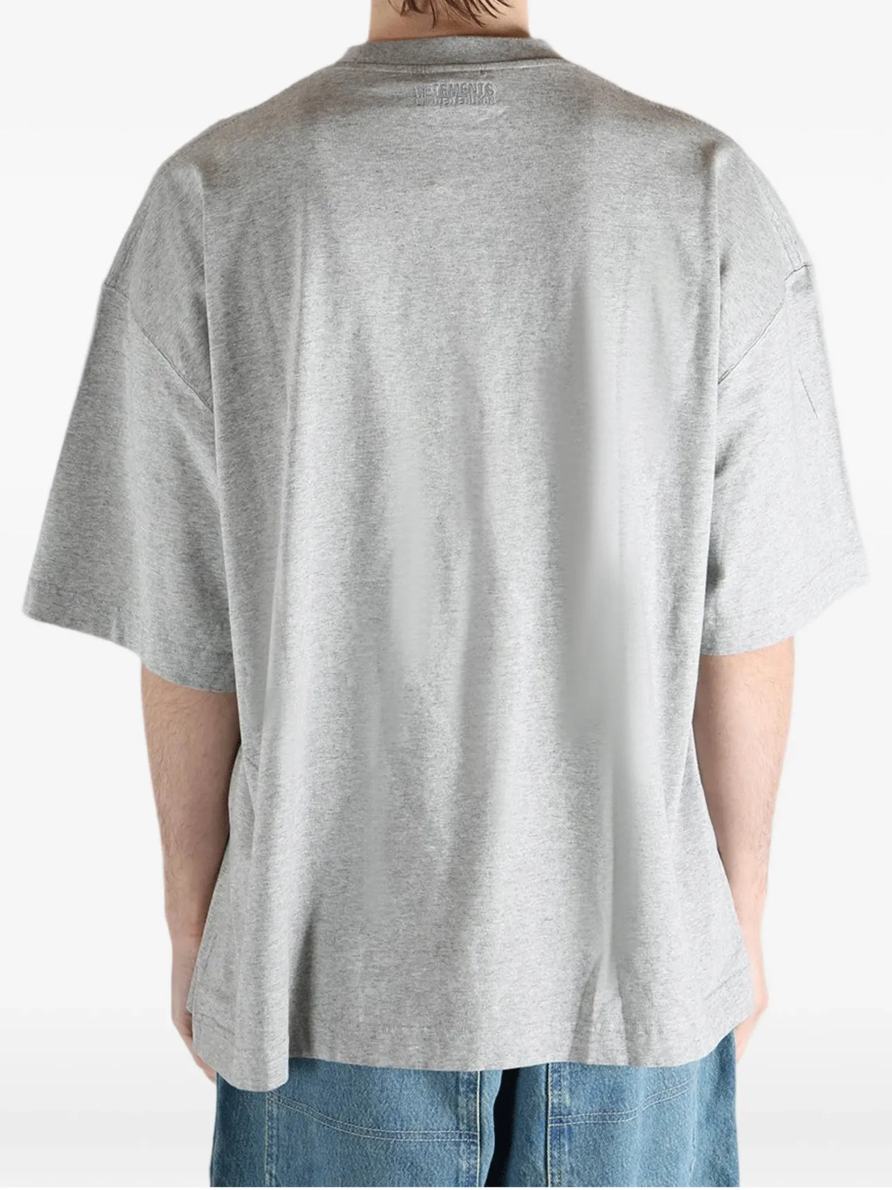 Embroidered Logo Oversized Cotton T-Shirt D14013140 — view 8