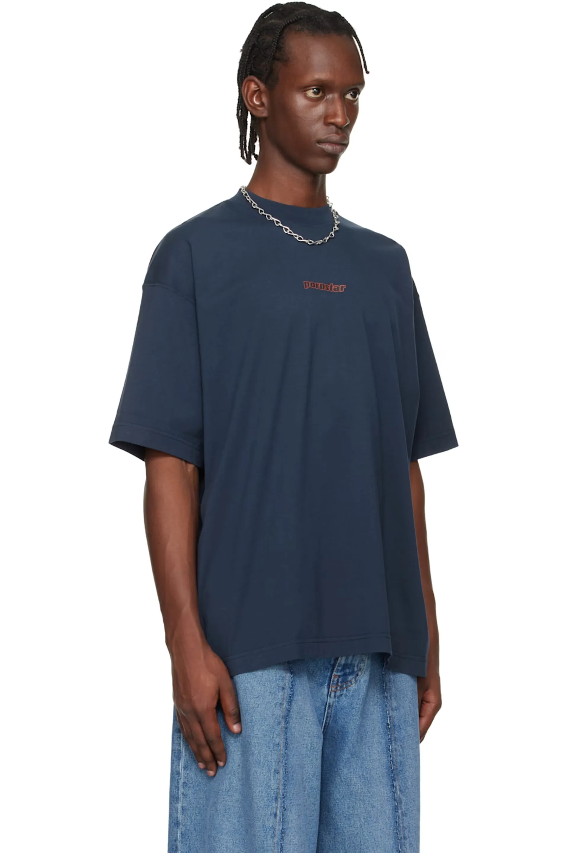 Oversized Logo-Print Cotton T-Shirt D14013139 — view 3